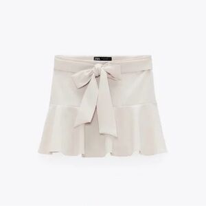 Zara Off-White Skirt